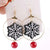 Fashion Christmas Hat Santa Claus Christmas Socks Alloy Beaded Women's Drop Earrings 1 Pair