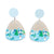 Fashion Christmas Tree Acrylic No Inlaid Earrings