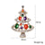 Fashion Christmas Tree Alloy Inlay Rhinestones Women's Brooches