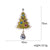 Fashion Christmas Tree Alloy Inlay Rhinestones Women's Brooches