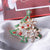 Fashion Christmas Tree Alloy Inlay Rhinestones Women's Brooches