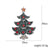 Fashion Christmas Tree Alloy Inlay Rhinestones Women's Brooches