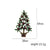 Fashion Christmas Tree Alloy Inlay Rhinestones Women's Brooches