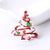 Fashion Christmas Tree Alloy Inlay Rhinestones Women's Brooches