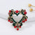 Fashion Christmas Tree Alloy Plating Inlay Artificial Gemstones Unisex Brooches