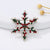 Fashion Christmas Tree Alloy Plating Inlay Artificial Gemstones Unisex Brooches