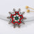 Fashion Christmas Tree Alloy Plating Inlay Artificial Gemstones Unisex Brooches