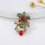 Fashion Christmas Tree Alloy Plating Inlay Artificial Gemstones Unisex Brooches