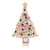 Fashion Christmas Tree Alloy Plating Inlay Rhinestones Women's Brooches