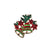 Fashion Christmas Tree Alloy Plating Rhinestones Women's Brooches