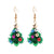 Fashion Christmas Tree Alloy Plating Women's Earrings 1 Pair