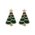 Fashion Christmas Tree Bell Snowflake Alloy Rhinestones Ear Studs