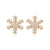 Fashion Christmas Tree Bell Snowflake Alloy Rhinestones Ear Studs