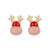 Fashion Christmas Tree Bell Snowflake Alloy Rhinestones Ear Studs