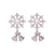 Fashion Christmas Tree Bell Snowflake Alloy Rhinestones Ear Studs