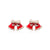 Fashion Christmas Tree Bell Snowflake Alloy Rhinestones Ear Studs