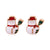 Fashion Christmas Tree Bell Snowflake Alloy Rhinestones Ear Studs