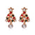 Fashion Christmas Tree Bell Snowflake Alloy Rhinestones Ear Studs