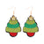 Fashion Christmas Tree Cloth Women's Earrings 1 Pair