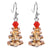 Fashion Christmas Tree Crystal Plating Women's Drop Earrings 1 Pair