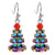 Fashion Christmas Tree Crystal Plating Women's Drop Earrings 1 Pair