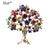 Fashion Christmas Tree Elk Alloy Plating Rhinestones Women's Brooches