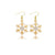 Fashion Christmas Tree Flamingo Alloy Plating Inlay Artificial Gemstones Women's Drop Earrings 1 Pair