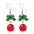 Fashion Christmas Tree Flamingo Alloy Plating Inlay Artificial Gemstones Women's Drop Earrings 1 Pair