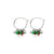 Fashion Christmas Tree Flamingo Alloy Plating Inlay Artificial Gemstones Women's Drop Earrings 1 Pair