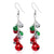 Fashion Christmas Tree Flamingo Alloy Plating Inlay Artificial Gemstones Women's Drop Earrings 1 Pair