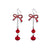 Fashion Christmas Tree Flamingo Alloy Plating Inlay Artificial Gemstones Women's Drop Earrings 1 Pair