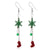 Fashion Christmas Tree Flamingo Alloy Plating Inlay Artificial Gemstones Women's Drop Earrings 1 Pair