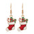 Fashion Christmas Tree Flamingo Alloy Plating Inlay Artificial Gemstones Women's Drop Earrings 1 Pair