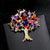 Fashion Pin Christmas Tree Heart Shape Snowflake Alloy Enamel Artificial Pearls Rhinestones Unisex Brooches