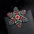 Fashion Pin Christmas Tree Heart Shape Snowflake Alloy Enamel Artificial Pearls Rhinestones Unisex Brooches