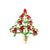 Fashion Pin Christmas Tree Letter Snowman Alloy Enamel Rhinestones Unisex Brooches