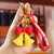 Fashion Christmas Tree Letter Soft Glue Patchwork Christmas Women'S Keychain