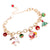 Fashion Christmas Tree Santa Claus Alloy Enamel Plating Women's Bracelets 1 Piece