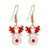 Fashion Christmas Tree Santa Claus Alloy Plating Women's Drop Earrings 1 Pair