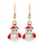 Fashion Christmas Tree Santa Claus Alloy Plating Women's Drop Earrings 1 Pair