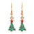 Fashion Christmas Tree Santa Claus Alloy Plating Women's Drop Earrings 1 Pair