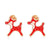 Fashion Christmas Tree Santa Claus Alloy Plating Women's Ear Studs 1 Pair