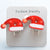 Fashion Christmas Tree Santa Claus Plastic Resin Girl's Drop Earrings Ear Clips 1 Pair