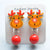 Fashion Christmas Tree Santa Claus Plastic Resin Girl's Drop Earrings Ear Clips 1 Pair