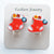 Fashion Christmas Tree Santa Claus Plastic Resin Girl's Drop Earrings Ear Clips 1 Pair