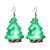 Fashion Christmas Tree Santa Claus Plastic Women's Drop Earrings 1 Pair