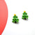 Fashion Christmas Tree Santa Claus Resin Women's Ear Studs 1 Pair