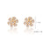 Fashion Christmas Tree Santa Claus Snowflake Alloy Inlay Rhinestones Women's Ear Studs