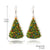 Fashion Christmas Tree Santa Claus Snowflake Alloy Inlay Rhinestones Women's Ear Studs