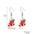 Fashion Christmas Tree Santa Claus Snowflake Alloy Inlay Rhinestones Women's Ear Studs